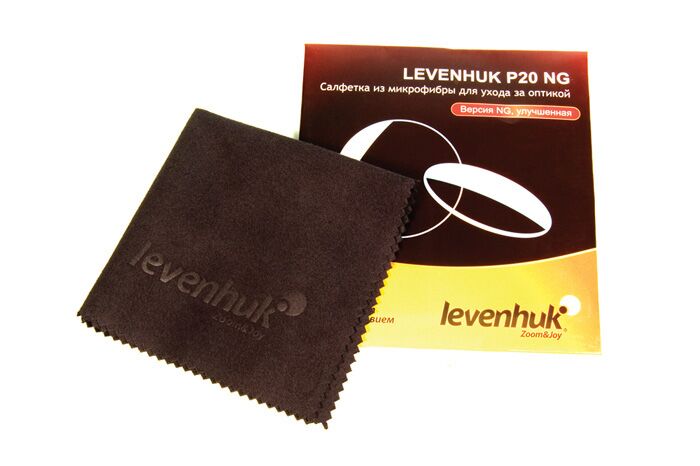 Салфетка для ухода за оптикой Levenhuk P20 NG 15x20 см, фото 