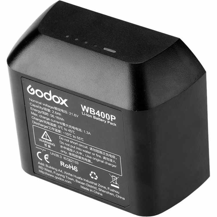 Аккумулятор Godox WB400P для вспышек AD400Pro, фото 