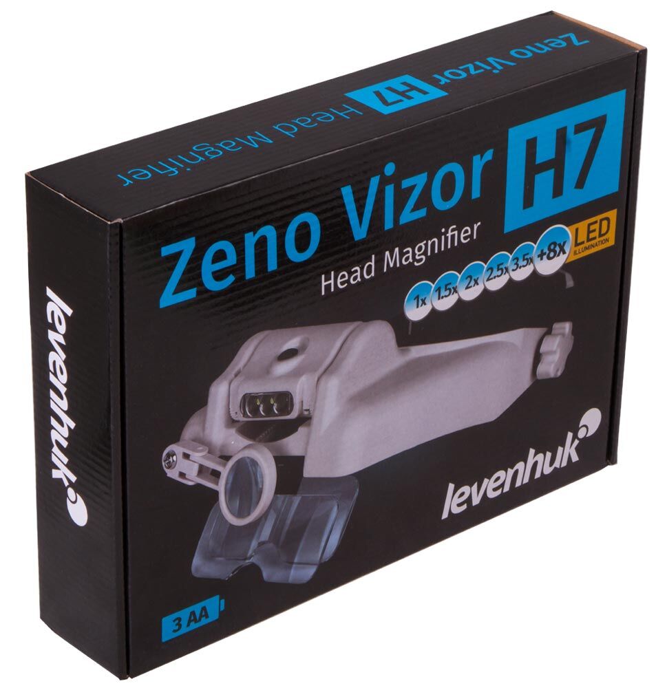 Лупа налобная Levenhuk Zeno Vizor H7, фото , изображение 11